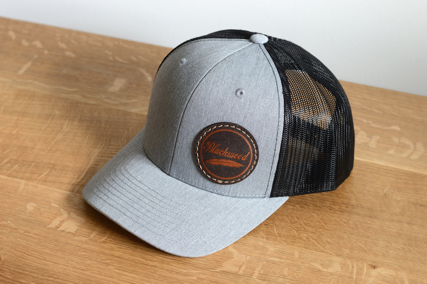 Trucker Hats with Leather Patch